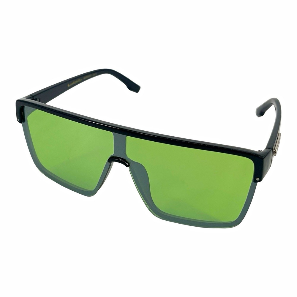 Biohazard Cat.3 Laser Protection Safety Glasses Green Lens Full Frame Y2K cyber